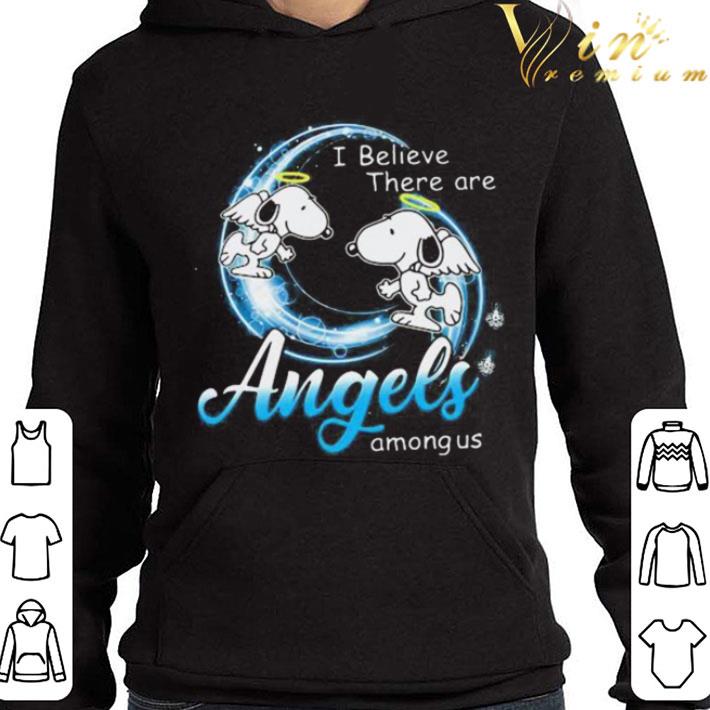 Peanuts Snoopy I Believe There Are Angels Among Us shirt