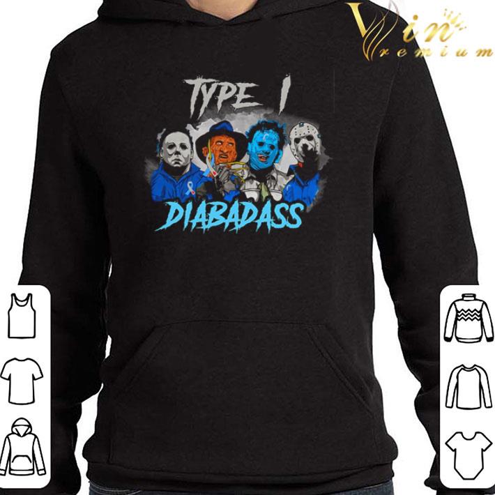 Horror Movie Characters Type One Diabadass shirt