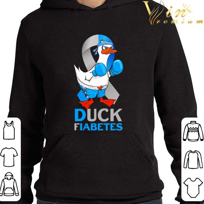 Diabetes Awareness Super Cool Duck Fiabetes shirt