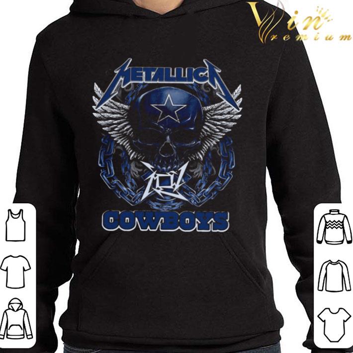 Skull Metallic mashup Dallas Cowboys shirt