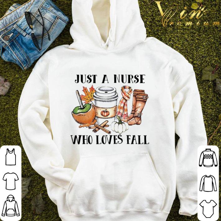 Just A Nurse Who Loves Fall Halloween shirt