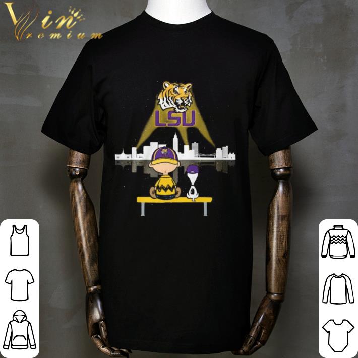 Charlie Brown And Snoopy Lsu Tigers Football shirt Charlie Brown And Snoopy Lsu Tigers Football shirt 2