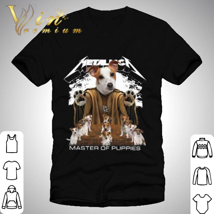 Russell Terrier mashup Metallica Master Of Puppies shirt Russell Terrier mashup Metallica Master Of Puppies shirt 1