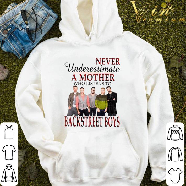 Never Underestimate A Mother Who Listens To Backstreet Boys Band shirt