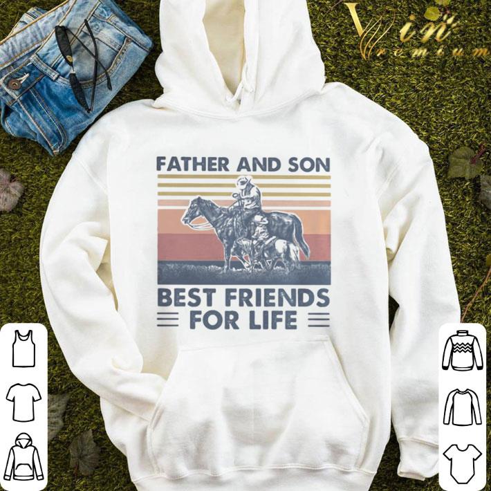Horse Father and son best friends for life vintage shirt