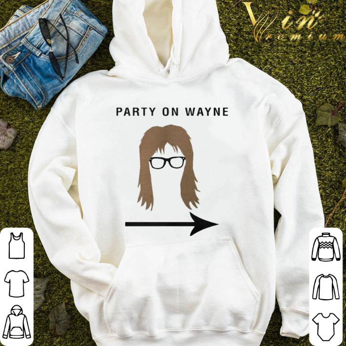 Garth algar party on wayne shirt