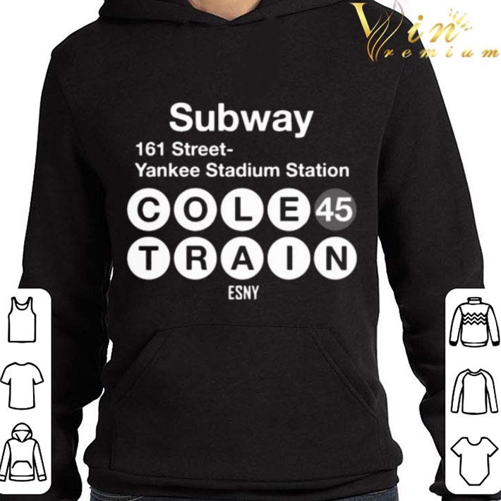 Subway 161 Street Yankee Stadium Station Cole 45 Train shirt
