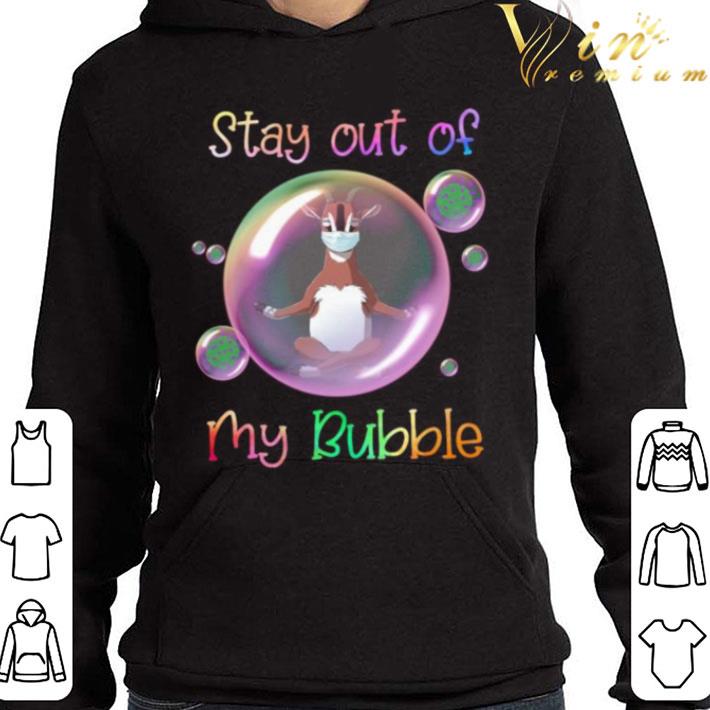 Yoga goat mask stay out of my bubble Coronavirus shirt