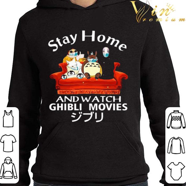 Totoro Mask Stay Home And Watch Ghibli Movies Coronavirus shirt