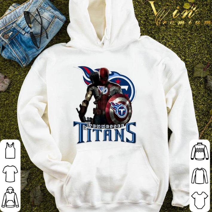 Marvel Mashup Superheroes Tennessee Titans Logo shirt