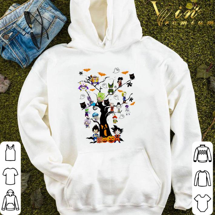 Halloween Trees Dragon Ball Z Characters Son Goku And Vegeta shirt