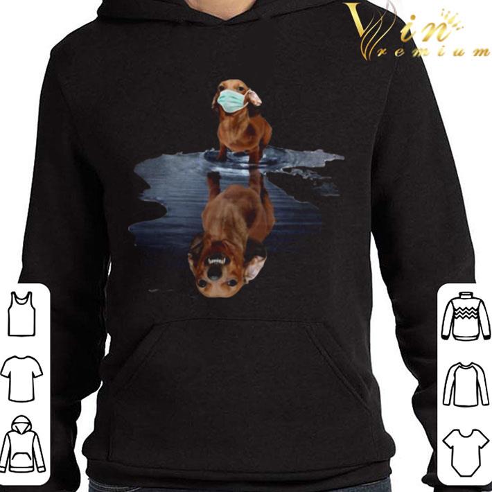 Good Dachshund Face Mask Water Reflection Dachshund shirt
