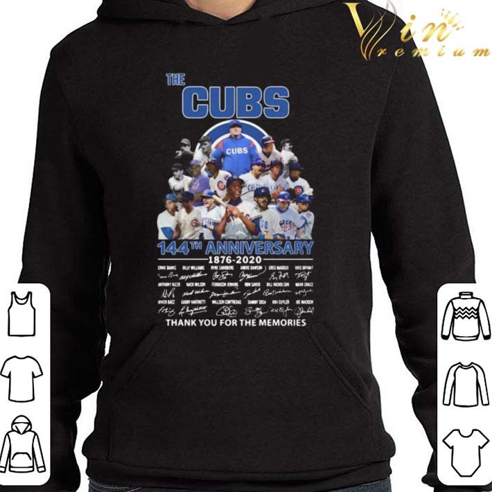 The Chicago Cubs 144th Anniversary 1876-2020 Signatures shirt