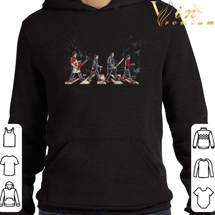 Horror character movies Abbey Road shirt