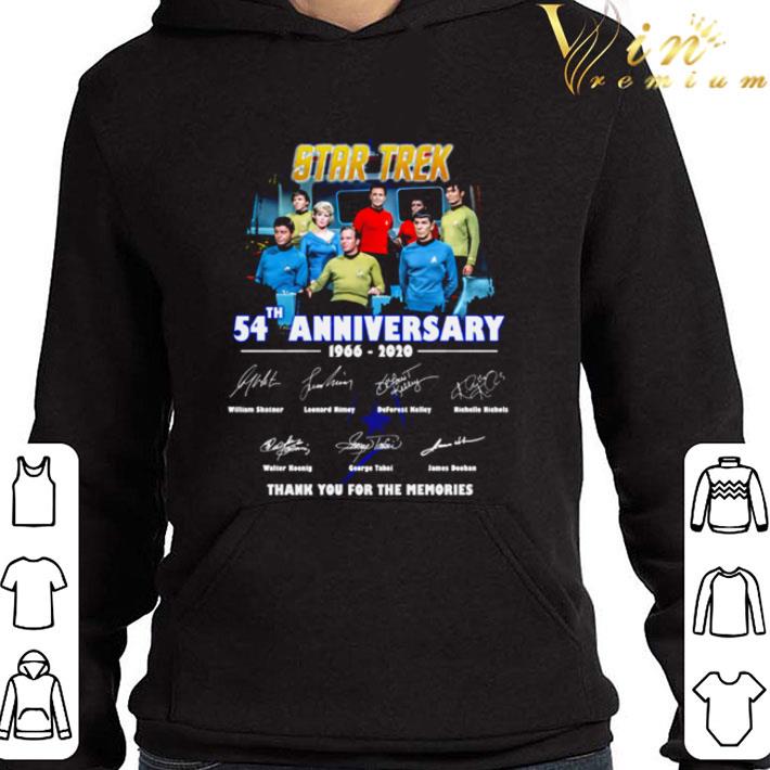 Star Trek 54th anniversary 1966-2020 all characters signatures shirt