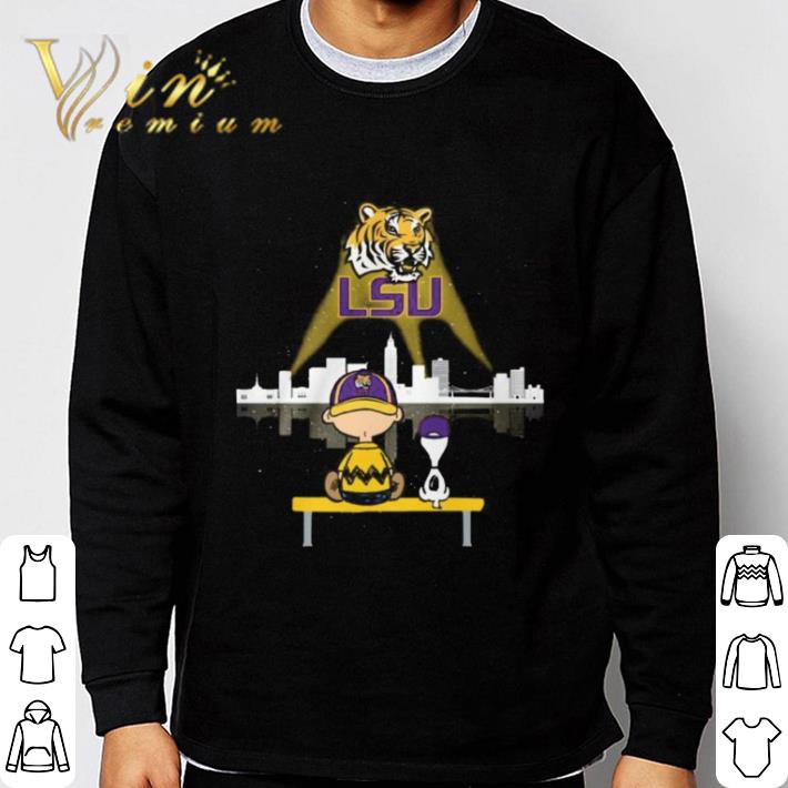 Charlie Brown And Snoopy Lsu Tigers Football shirt Charlie Brown And Snoopy Lsu Tigers Football shirt 3