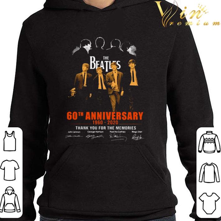 The Beatles 60th anniversary 1960 2020 thank you for the memories shirt