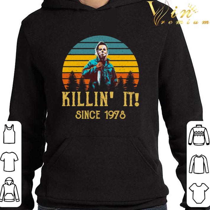 Halloween Michael Myers Killin’ It Since 1978 Sunset shirt