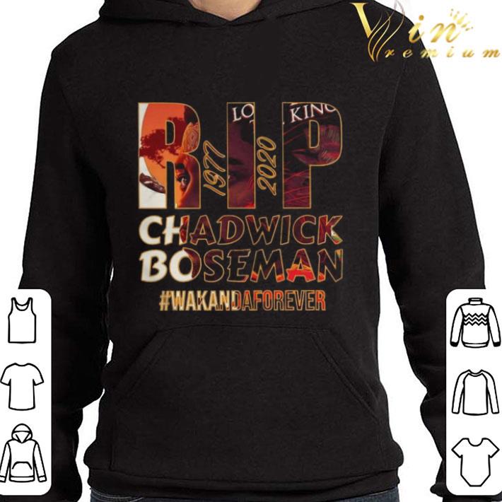 RIP Chadwick Boseman 1977 2020 #Wakandaforever shirt