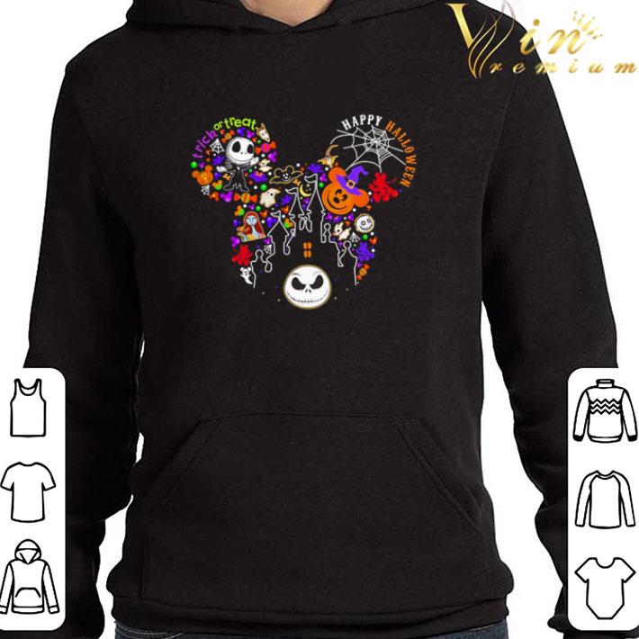 Disney The Nightmare before trick or treat happy Halloween shirt
