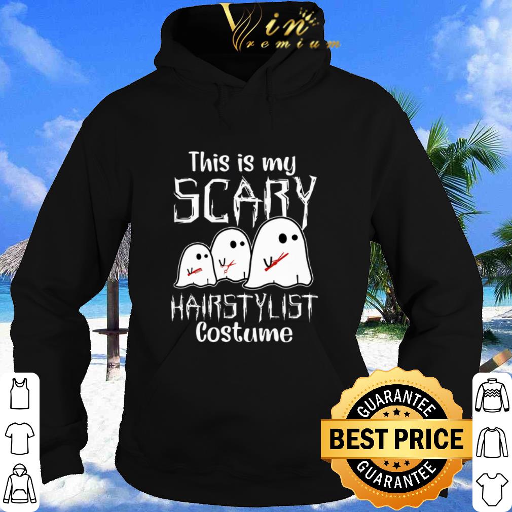 This is my scary the ghost hair stylist costume shirt