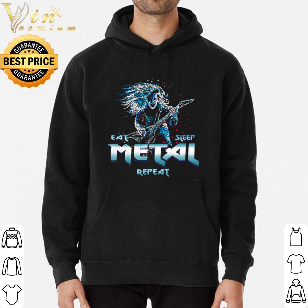 Heavy Metal Band Eat Sleep Metal Repeat shirt