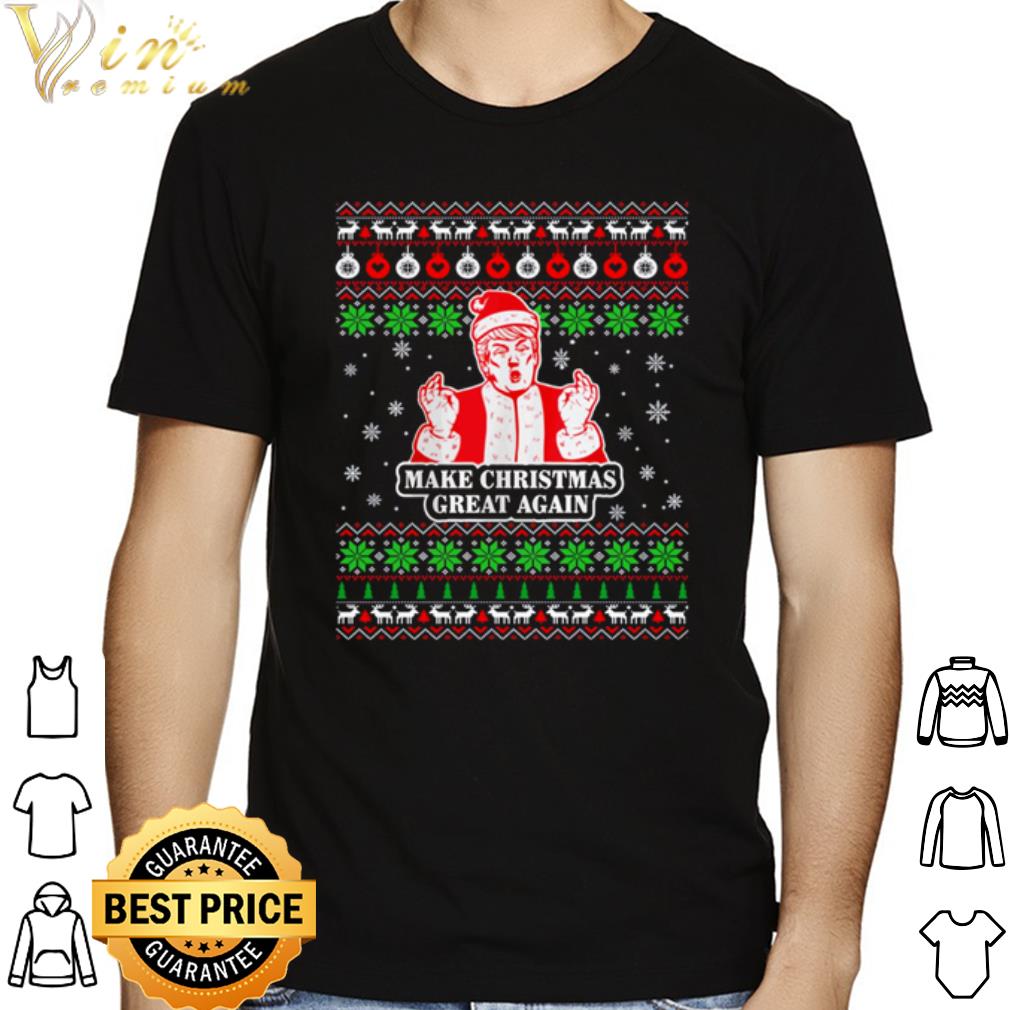 Donald Trump Santa Claus Make Christmas Great Again shirt