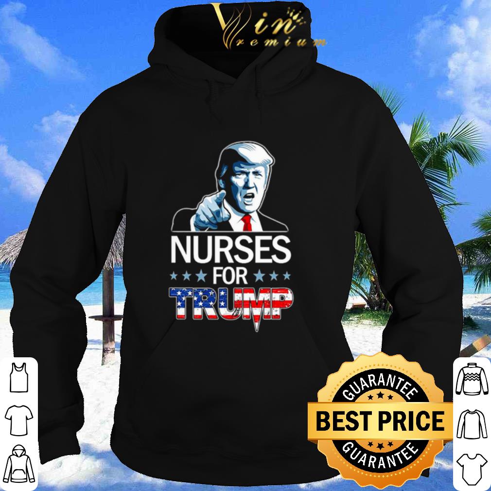 Top Nurse for Trump American flag shirt