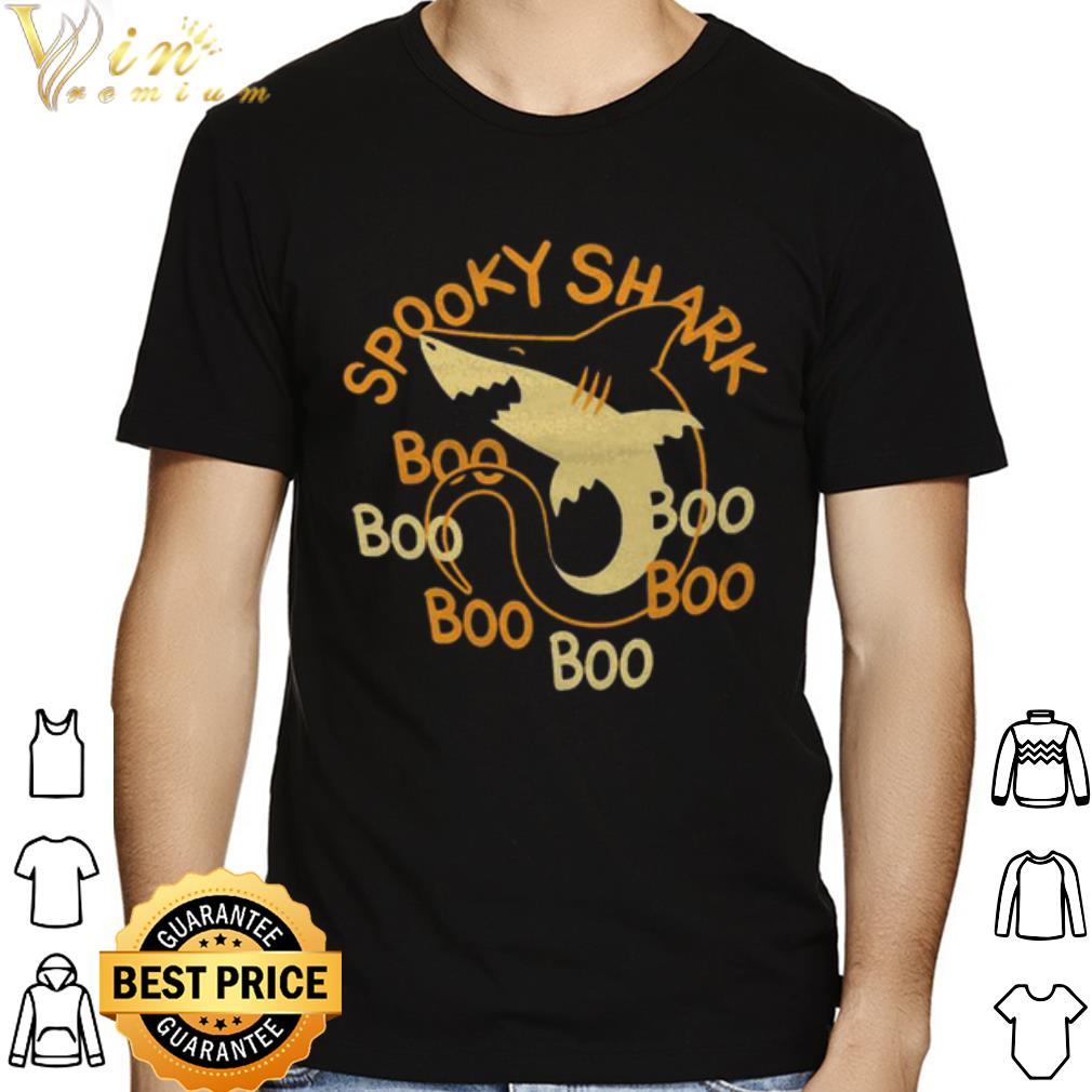 Spooky shark boo boo booo shirt