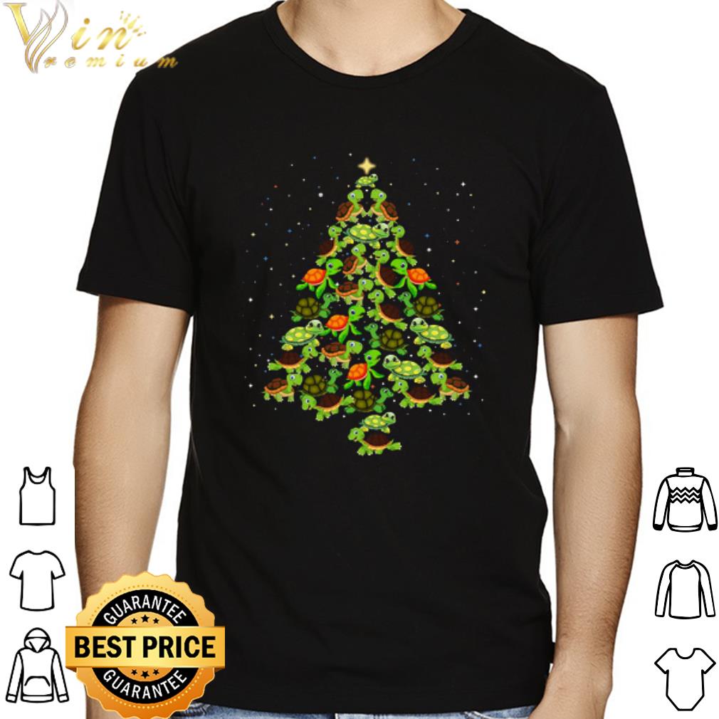Turtle tree christmas shirt
