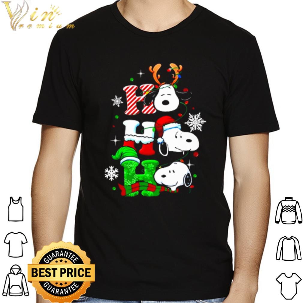 Snoopy Ho Ho Ho merry Christmas shirt