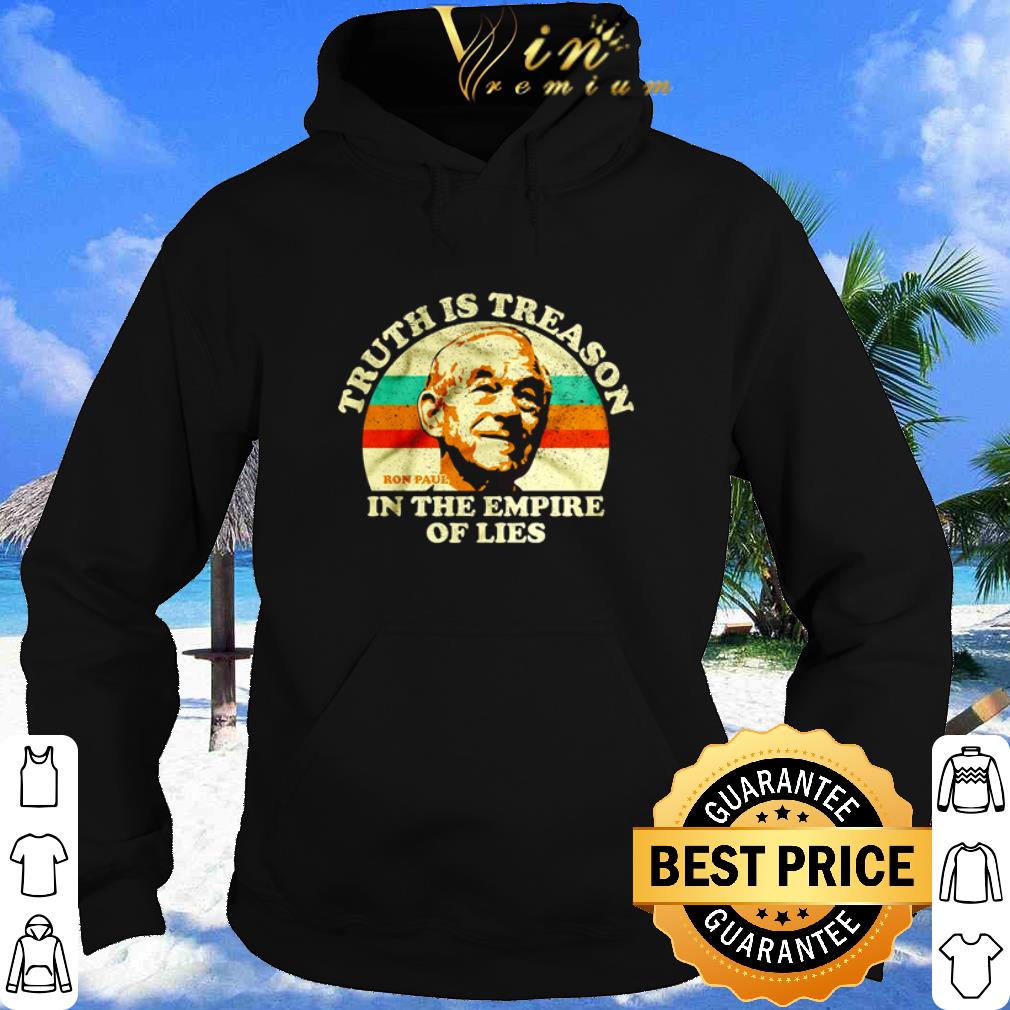 Pretty Ron Paul truth is treason in the empire of lies vintage shirt