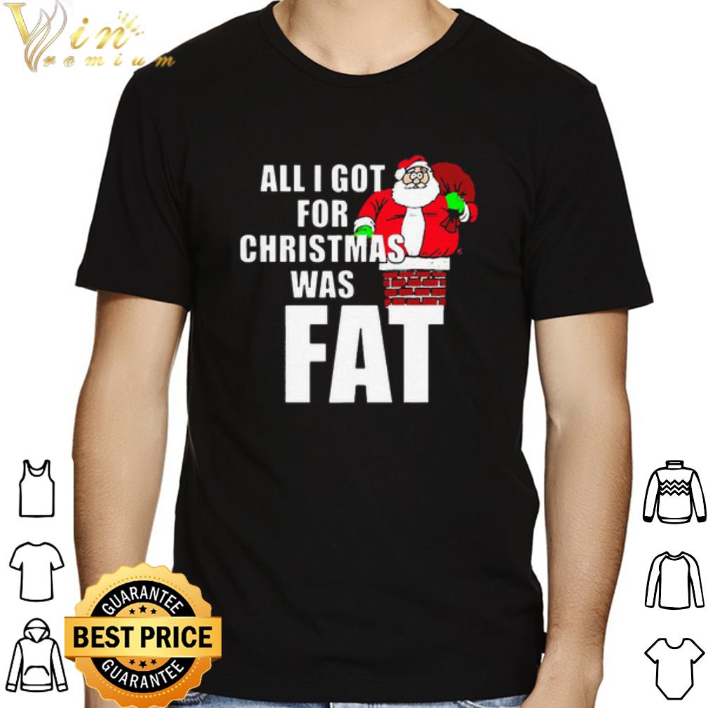 Santa All I Got For Christmas Was Fat shirt