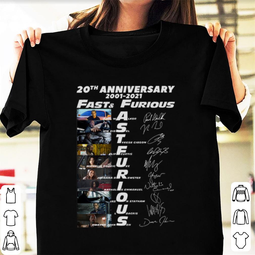 fast and furious anniversary shirt