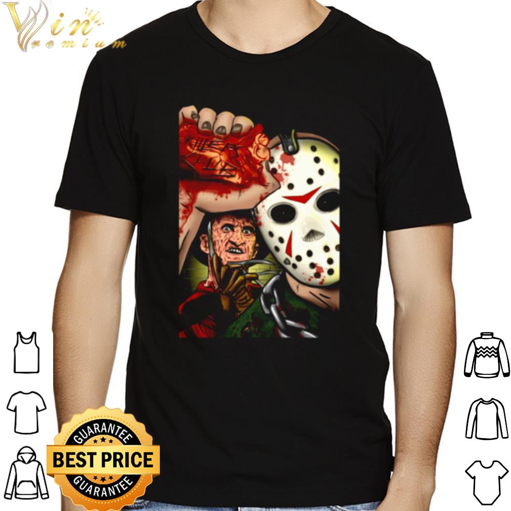Jason Voorhees and Freddy Krueger killers shirt