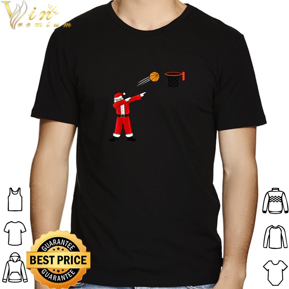 Santa Claus Dabbing Basketball shirt