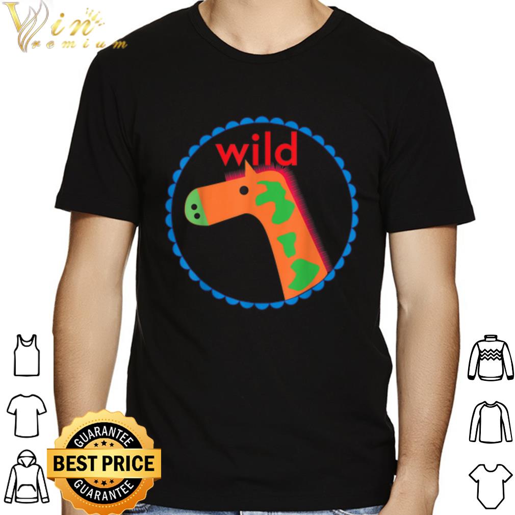 Giraffe wild imagination for baby shirt