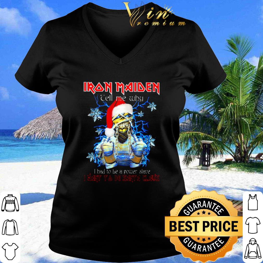 Iron Maiden tell me why I want to be Santa Claus Christmas shirt Iron Maiden tell me why I want to be Santa Claus Christmas shirt 3