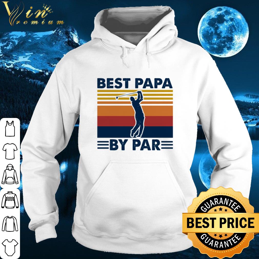 Golf best papa by par vintage shirt
