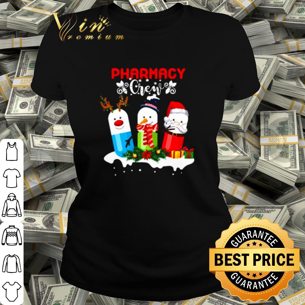 Top Pharmacy Crew Christmas Pills Snowman shirt hoodie, sweatshirt ...