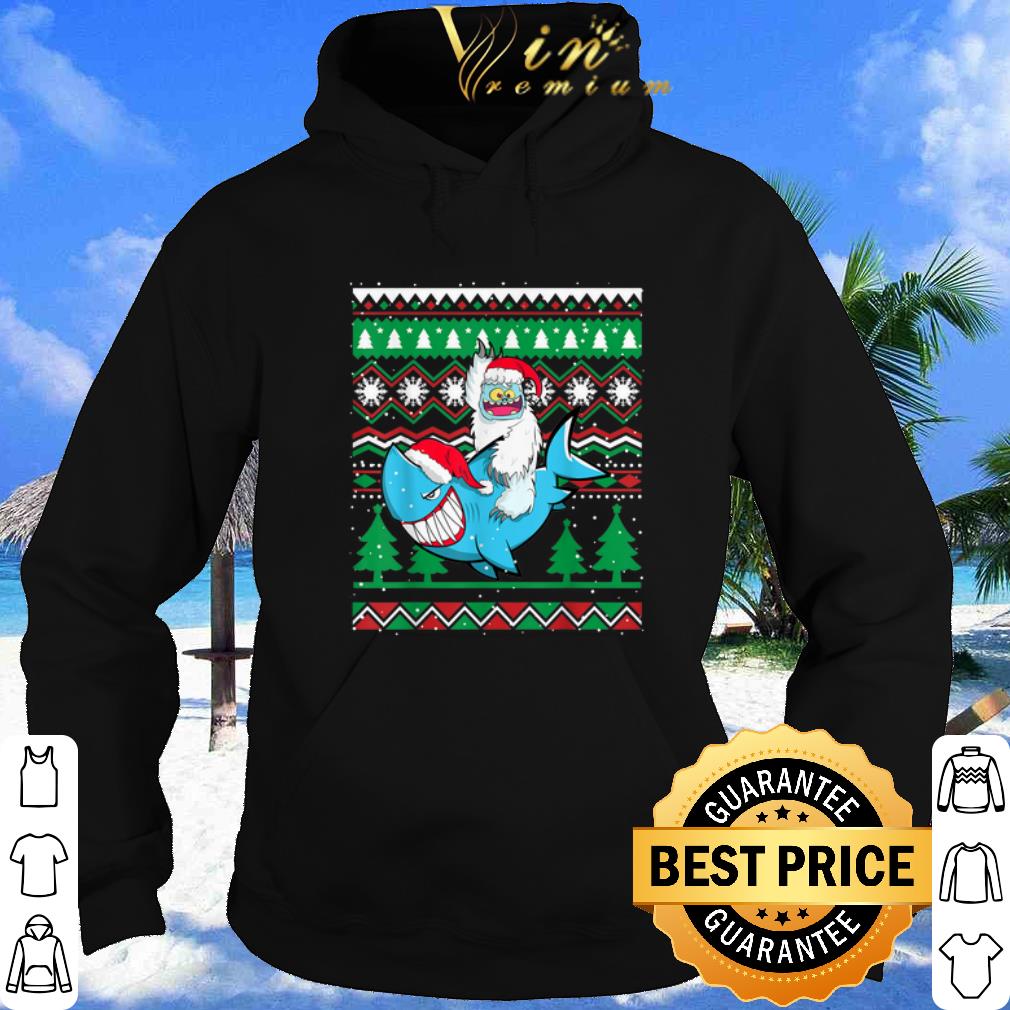 Sharkmas Santa Shark Christmas shirt