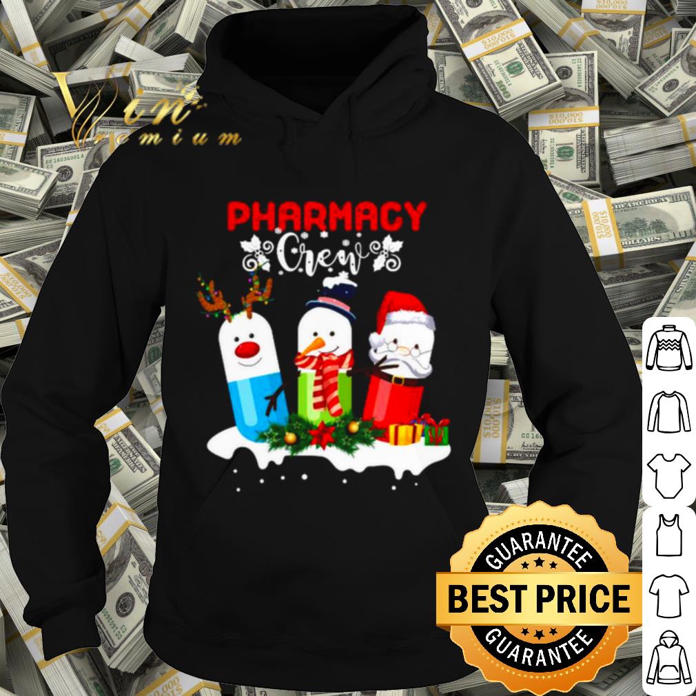 Top Pharmacy Crew Christmas Pills Snowman shirt