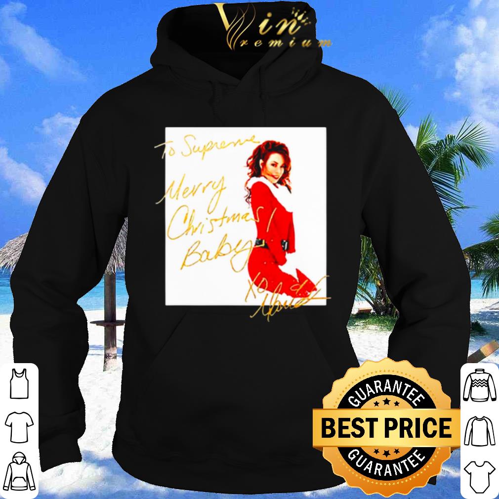 Mariah Carey To Supreme Merry Christmas Baby shirt