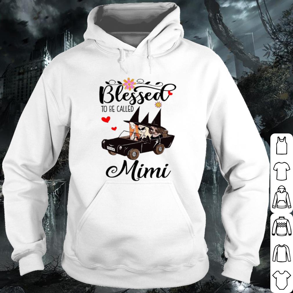 Top The Witch On Car Blessed To Be Called Mimi shirt