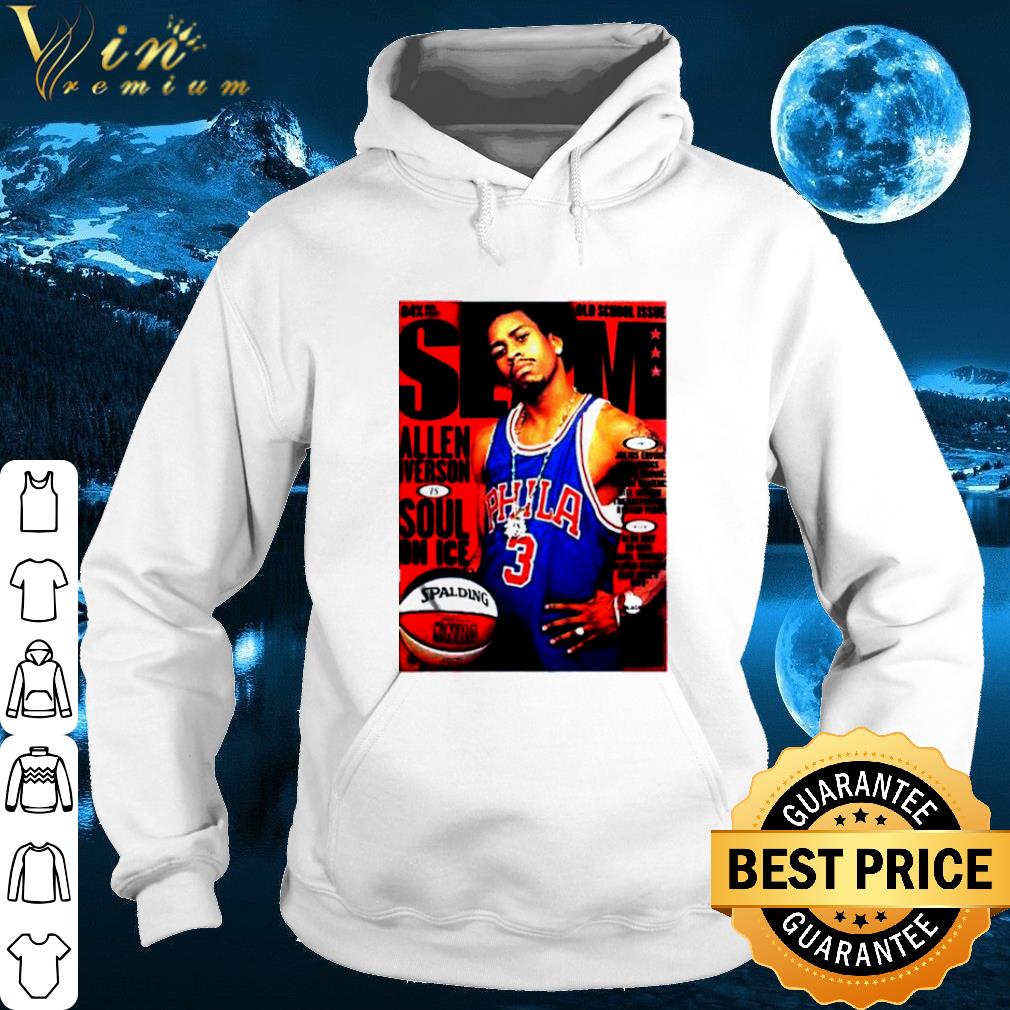 Old School Issue Slam Allen Iverson Soul On Ice shirt
