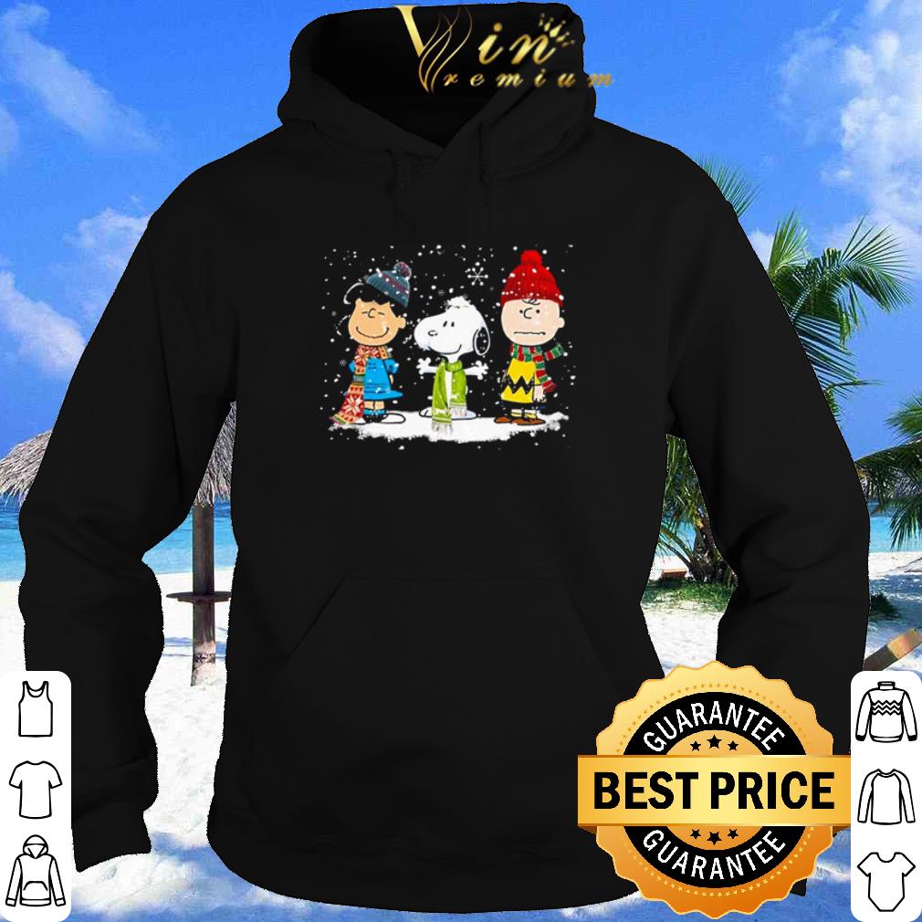 Charlie Brown Snoopy and Lucy Van Pelt Merry Christmas shirt