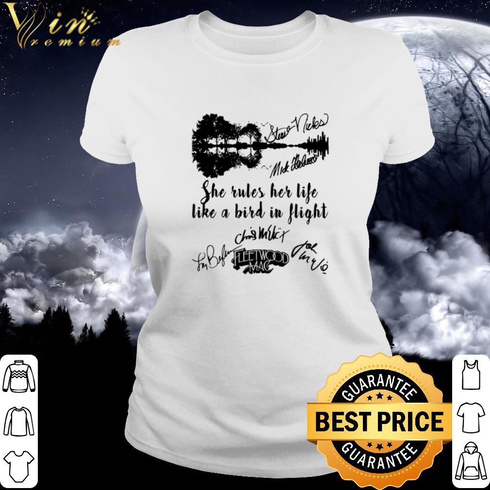 Original She Rules Her Life Like A Bird In Flight Fleetwood Mac Signature shirt Original She Rules Her Life Like A Bird In Flight Fleetwood Mac Signature shirt 3