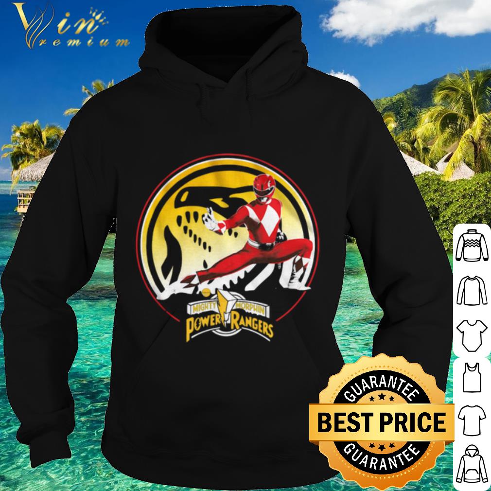 Pretty Tyrannosaurus Power Coin Mighty Morphin Power Rangers shirt