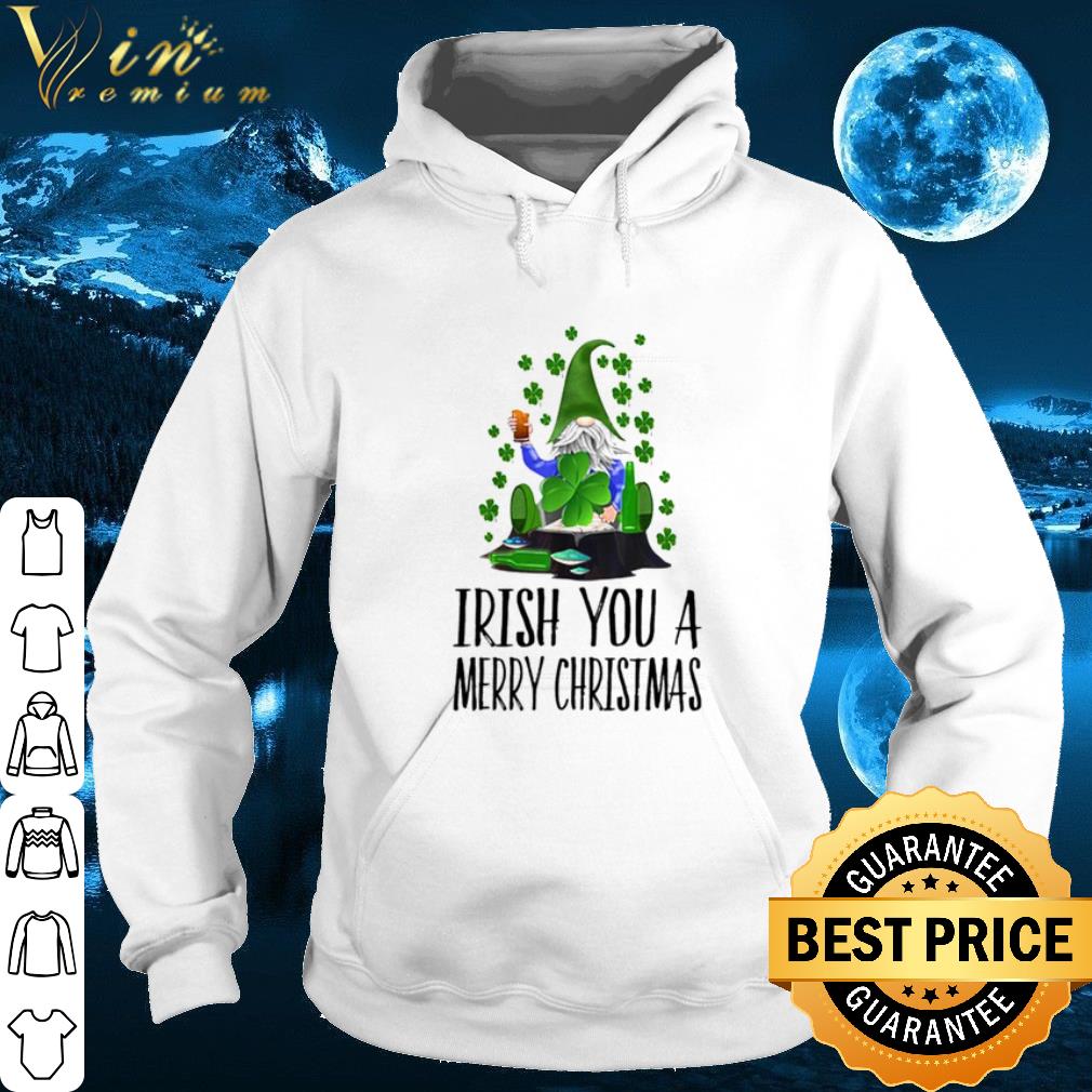 Gnome Irish You A Merry Christmas shirt