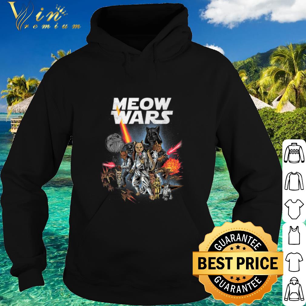 Cool Meow Wars Cats Wars Star Wars shirt